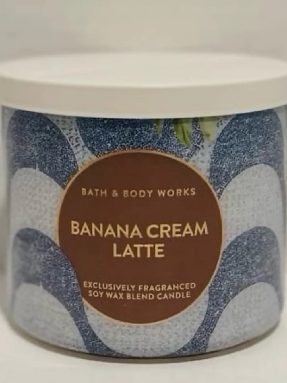 Bath & Body NEW Banana Cream Latte 3-Wick Candle